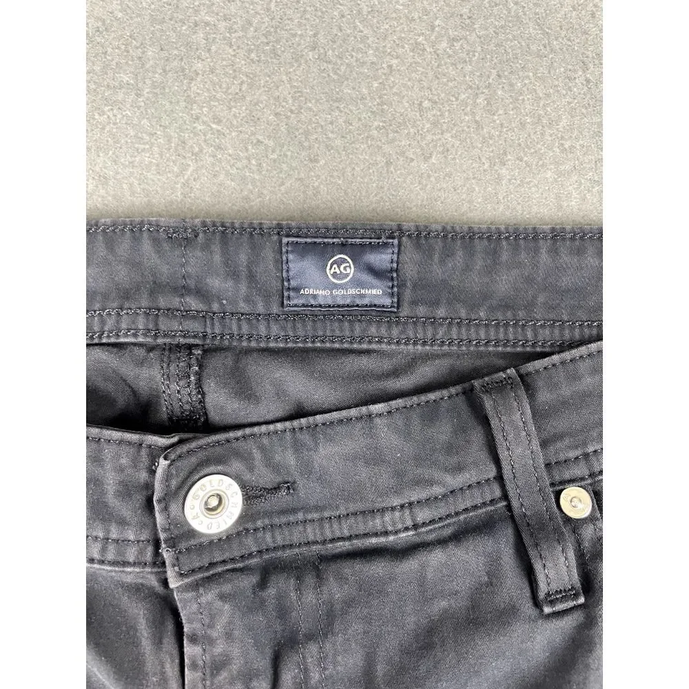 Adriano Goldschmied Jeans Mens 38x28* Tellis Modern Slim Skinny Bootcut Black AG
